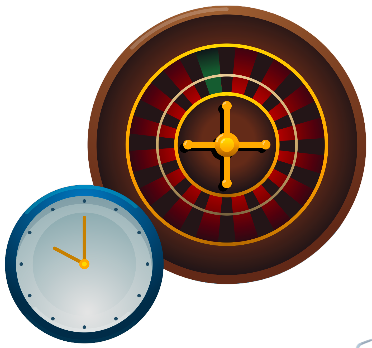 Roulette and Clock